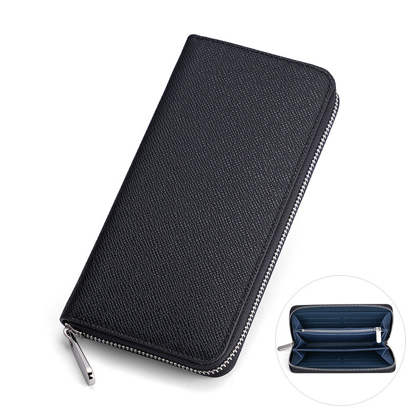 Women's & Men's Long Fortune Cloth Cross Pattern Fashion Men's Wallets