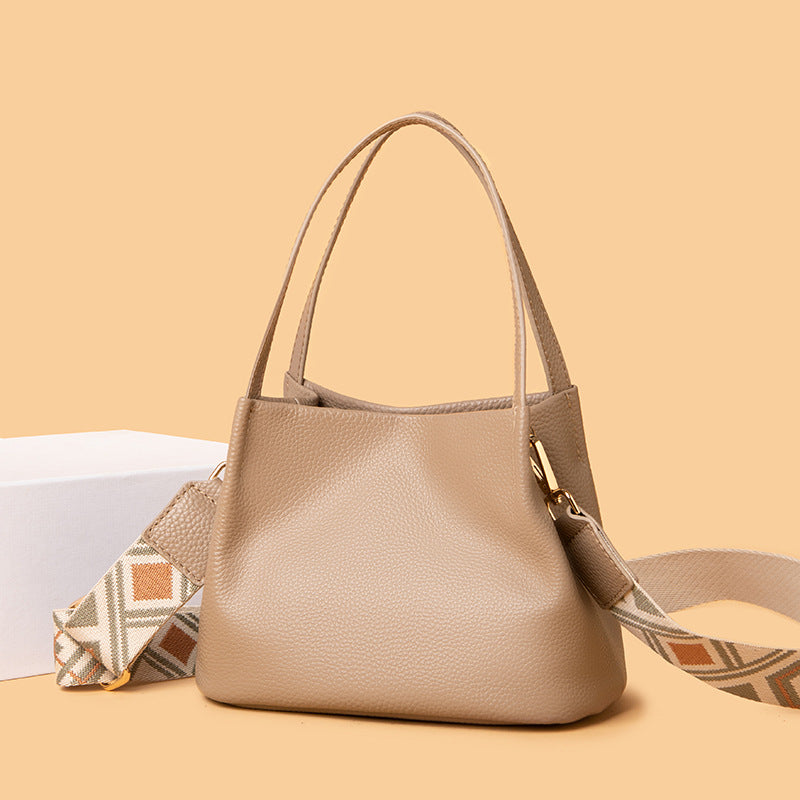 Women's Genuine Leather Mother Fashion Top Layer Shoulder Bags