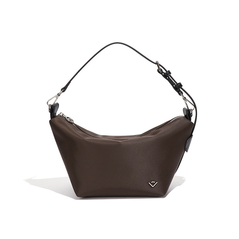 Women's Popular Waterproof Nylon Portable Croissant Trendy Bags