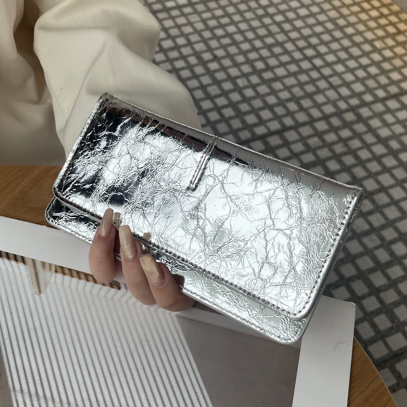 Women's Long Genuine Leather Soft One Compact Ladies Wallet