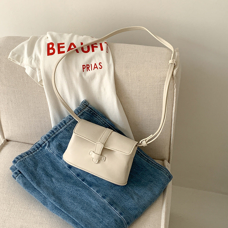 Women's Niche Design Simple Style Versatile Spring High-grade Small Square Bags