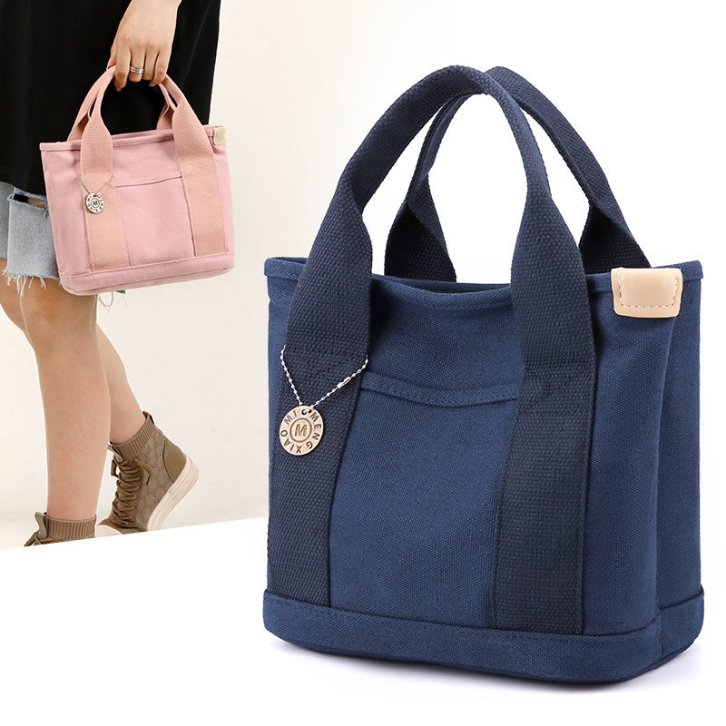Women's Canvas Reticule Out Clutch Large Capacity Bags