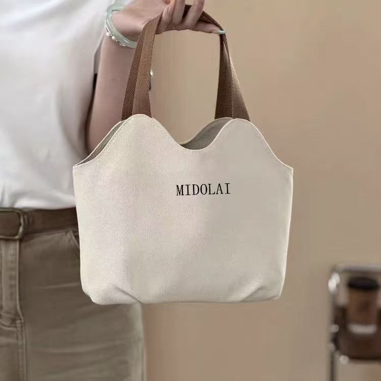 Canvas Good-looking Lunch Box One Class Commuter Outing Women's Handbag
