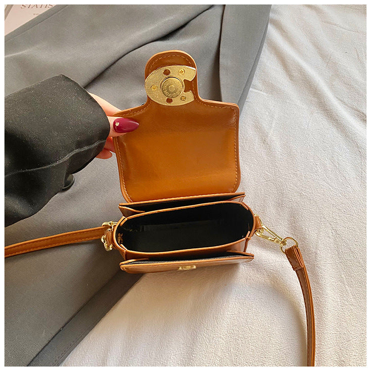 Women's Retro Mini Stylish Good Texture Western Women's Shoulder Bag