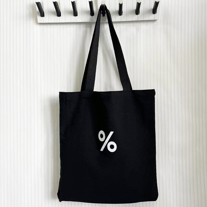 Creative Simple Canvas Large Capacity Portable Female Daily Bags