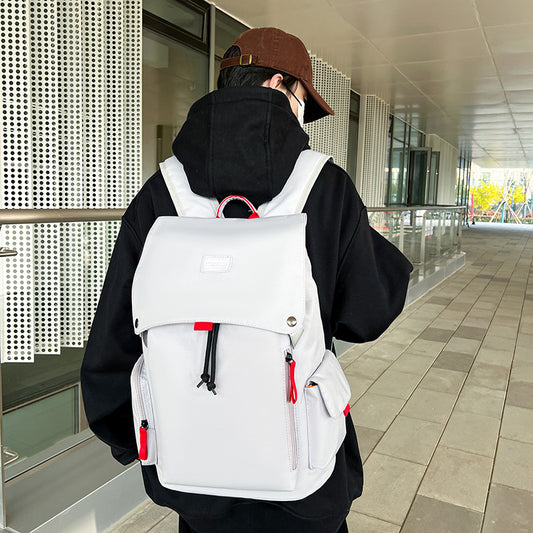 Men's Trendy Large Capacity Waterproof Computer Early Backpacks