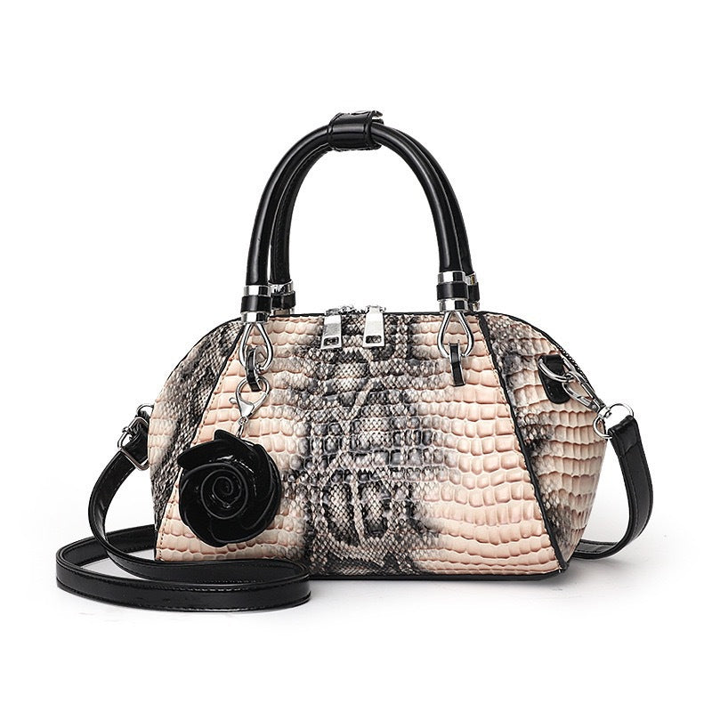 Women's Shell Elegant Trendy Snakeskin Pattern Bags