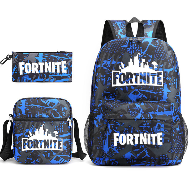 Durable Leo Massey Peripheral Printed Pencil Middle School Students' Schoolbags