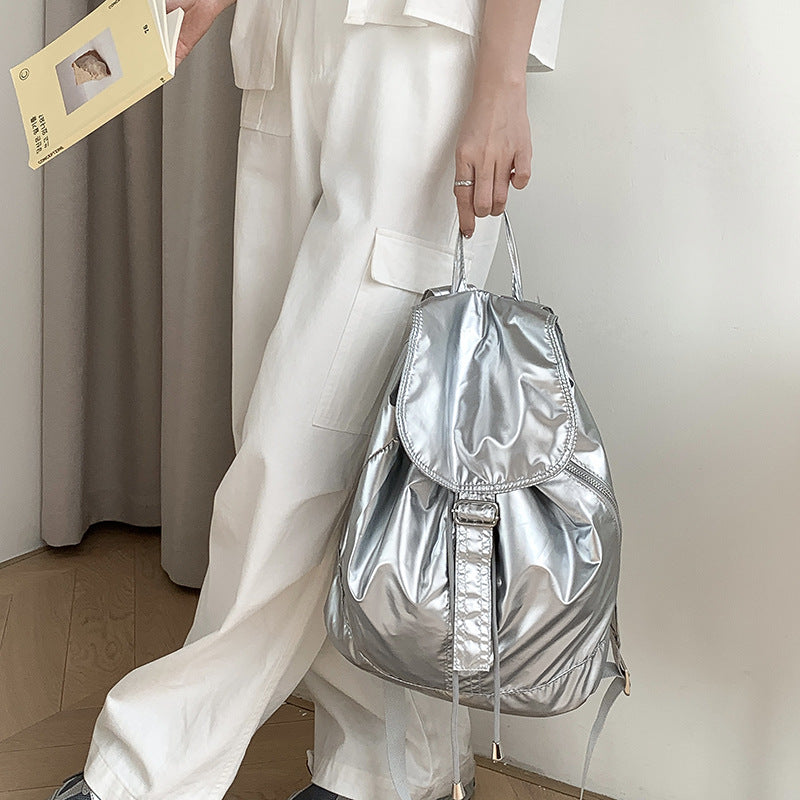 Soft Leather Large Capacity Fashion Simple Backpacks