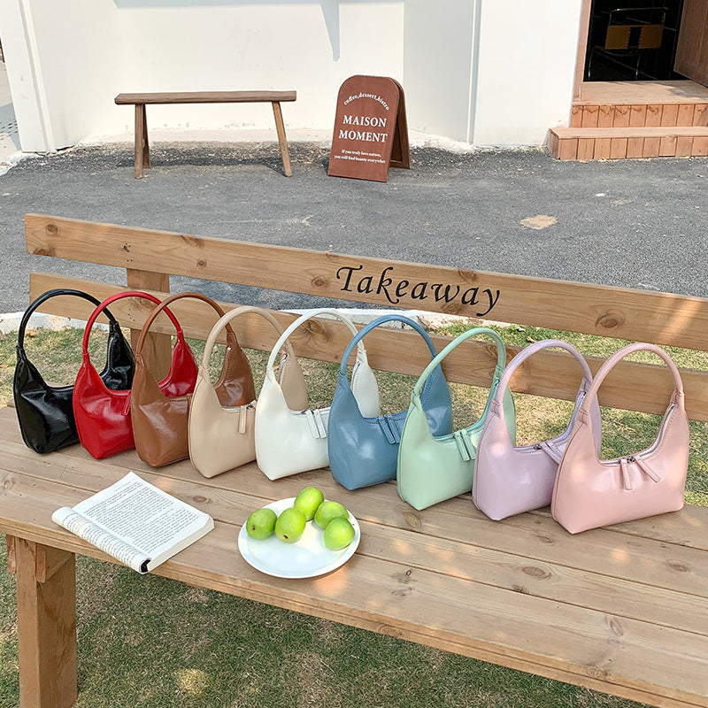 Women's Design Simple Style Advanced Texture Dumpling Handbags