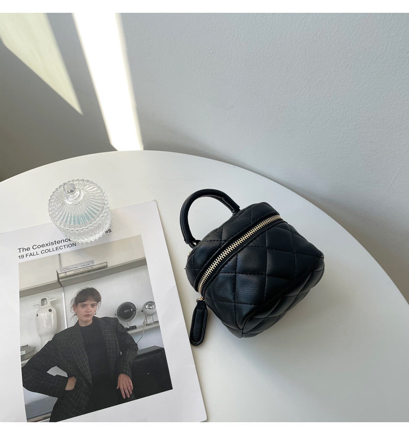 Women's Fashion Chain Box Mini Diamond Quilted Crossbody Bags