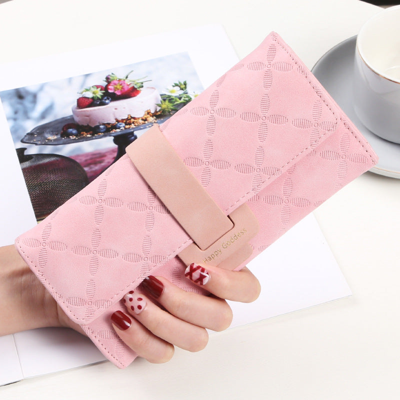 Women's Long Version Personality Large Capacity Mobile Ladies Wallet