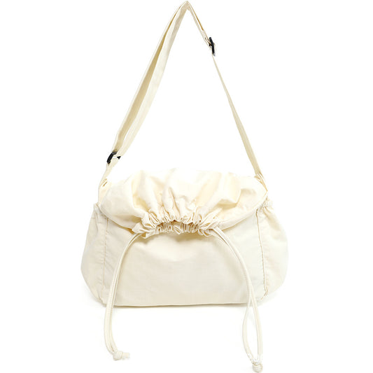 Women's & Men's & Nylon Large Capacity Dumpling Spring Lightweight Drawstring Crossbody Bags