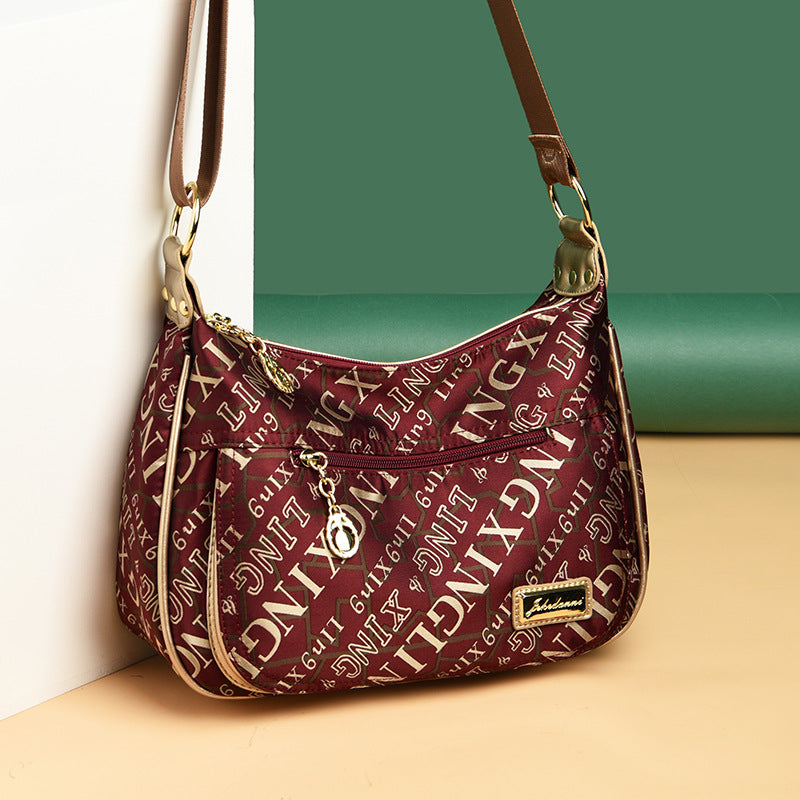 Waterproof Oxford Cloth Summer Large Capacity Crossbody Bags