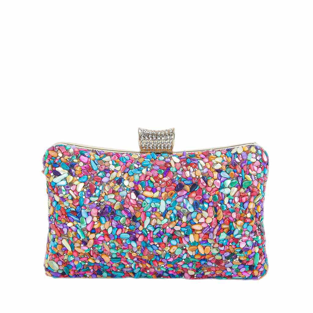 Personalized Stone Dinner Diamond Head Fashion Evening Bags