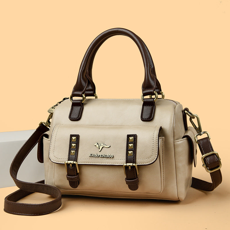 Women's Stylish Fashion Contrast Color Elegant Handbags