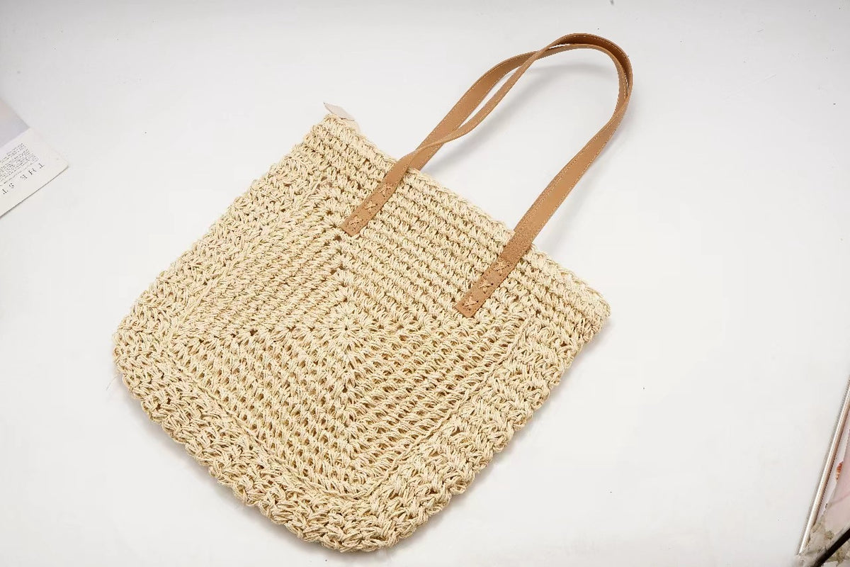 Source Handmade Fashion Straw Woven Beach Bags