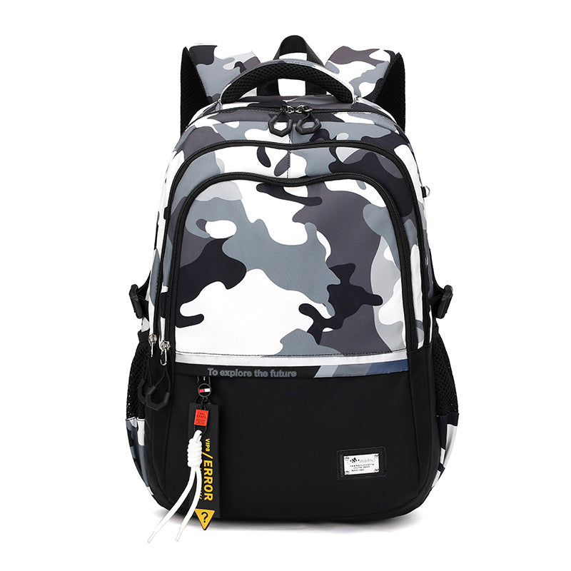 Men's Boy's Simple Burden Reduction Large Capacity Backpacks