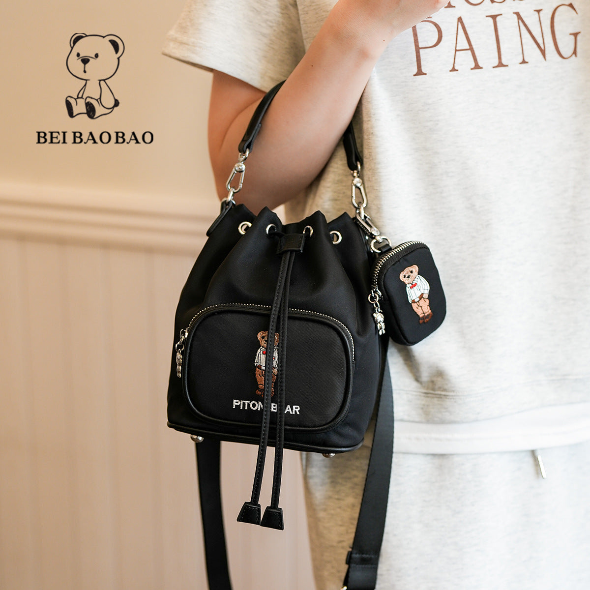 Attractive Women's Source Summer Drawstring Fashion Bucket Bags