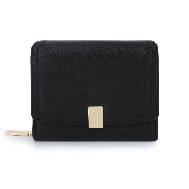 Women's Clutch Multiple Slots Style Niche Solid Ladies Wallet