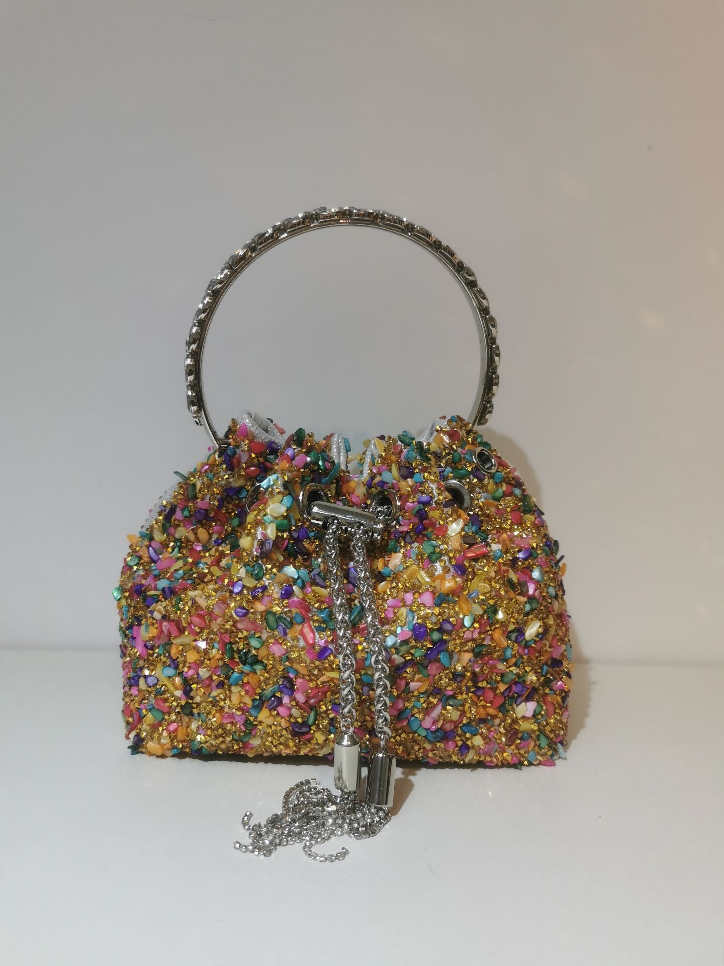 Women's Heron Live Streaming On Tassel Rhinestone Shoulder Bags