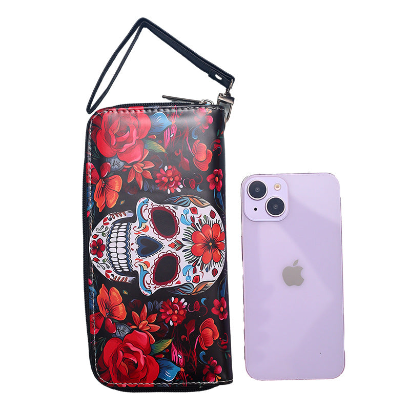 Women's & Men's Vintage Bat Ghost Long Large Capacity Ladies Wallet