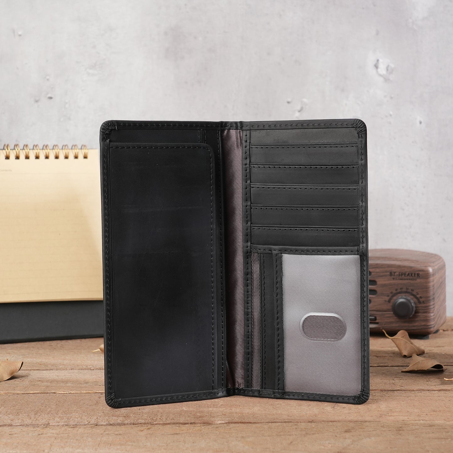 Men's Horse Leather Long First Layer Cowhide Men's Wallets