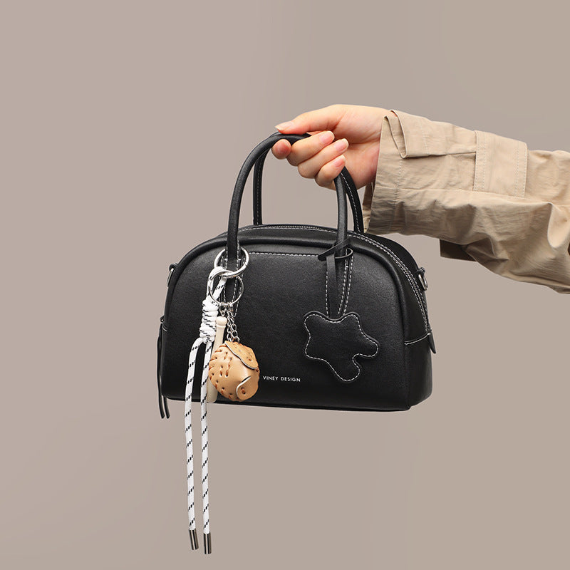 Round High-grade Boston Sweet Cool Style Women's Messenger Bag