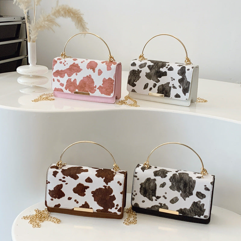 Women's Fashionable Printing Summer Large Capacity Cows Women's Shoulder Bag