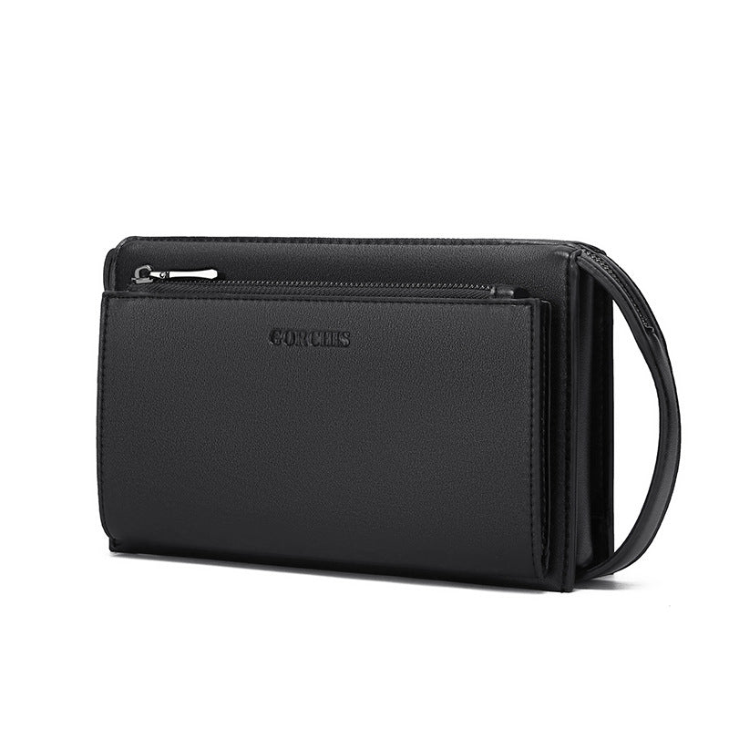 Men's Clutch Password Large Capacity Leather Fashion Men's Handbags