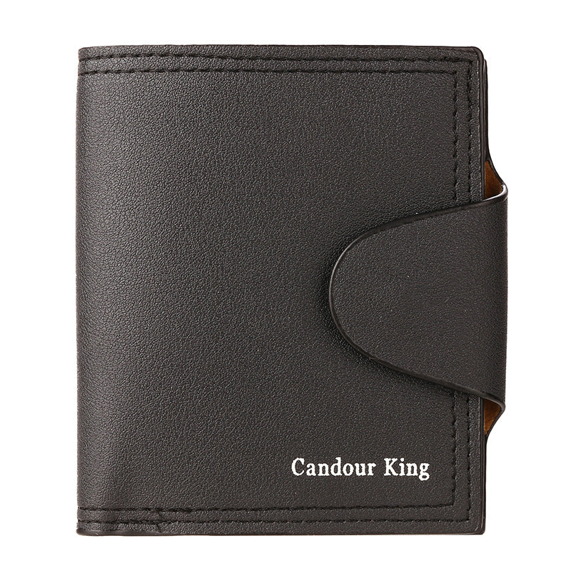 Men's Short Simple College Trendy Unique Soft Card Holder