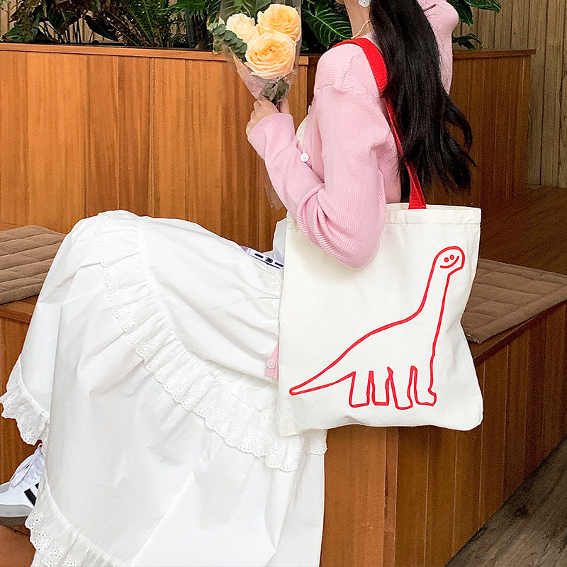 Female Individual Canvas Commuter Literary Underarm Women's Shoulder Bag