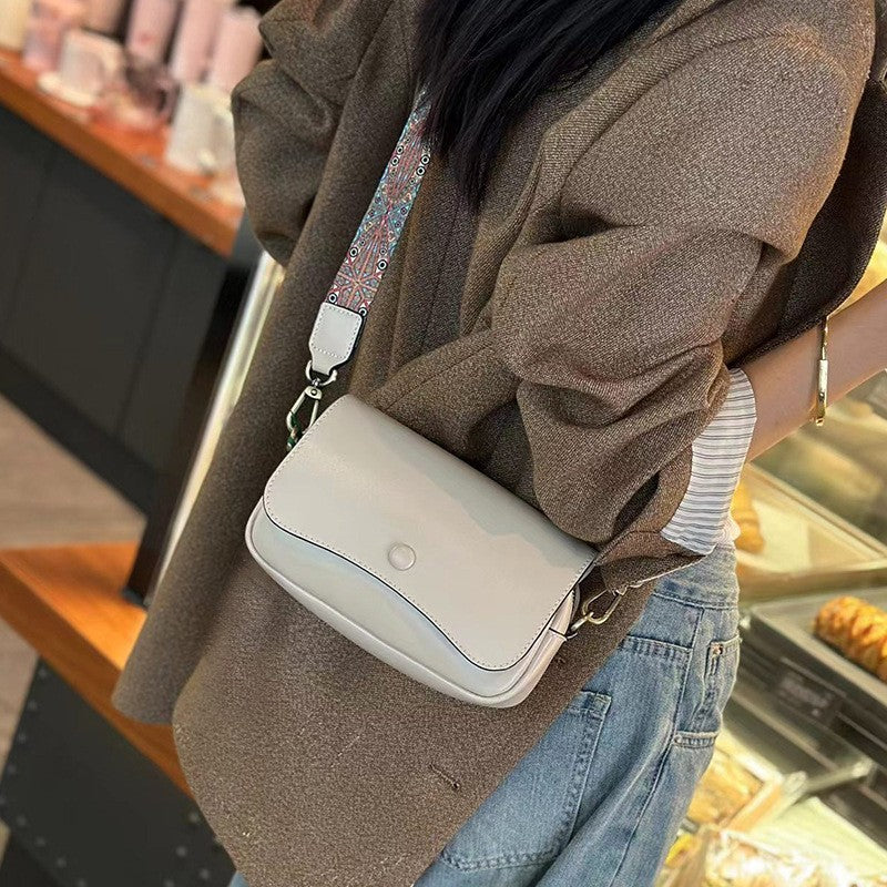 Women's Autumn Genuine Leather Strap Niche Fashion Women's Shoulder Bag