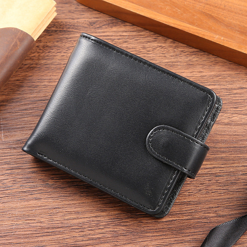 Men's Short Business Simplicity Fashion Soft Leather Men's Wallet