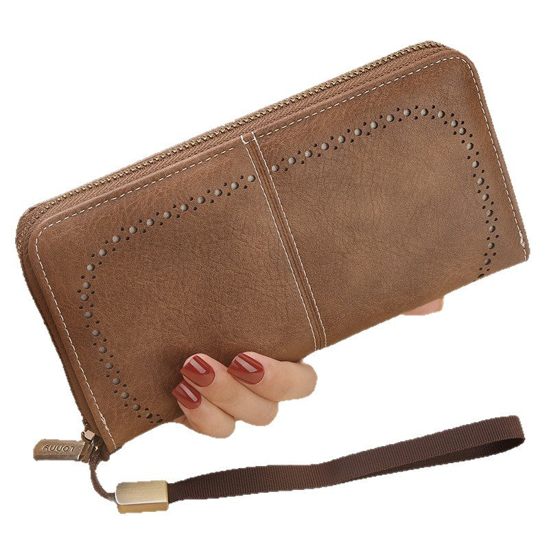 Women's & Men's Swiping Long Korean Large Capacity Mobile Ladies Wallet