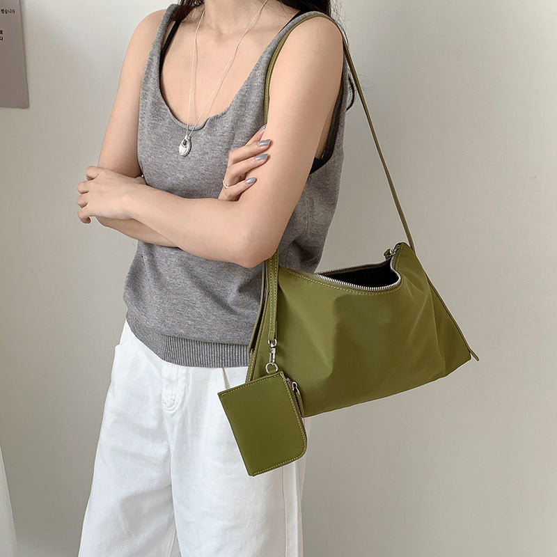 Women's Summer Nylon Underarm Design Fashion Trendy Shoulder Bags