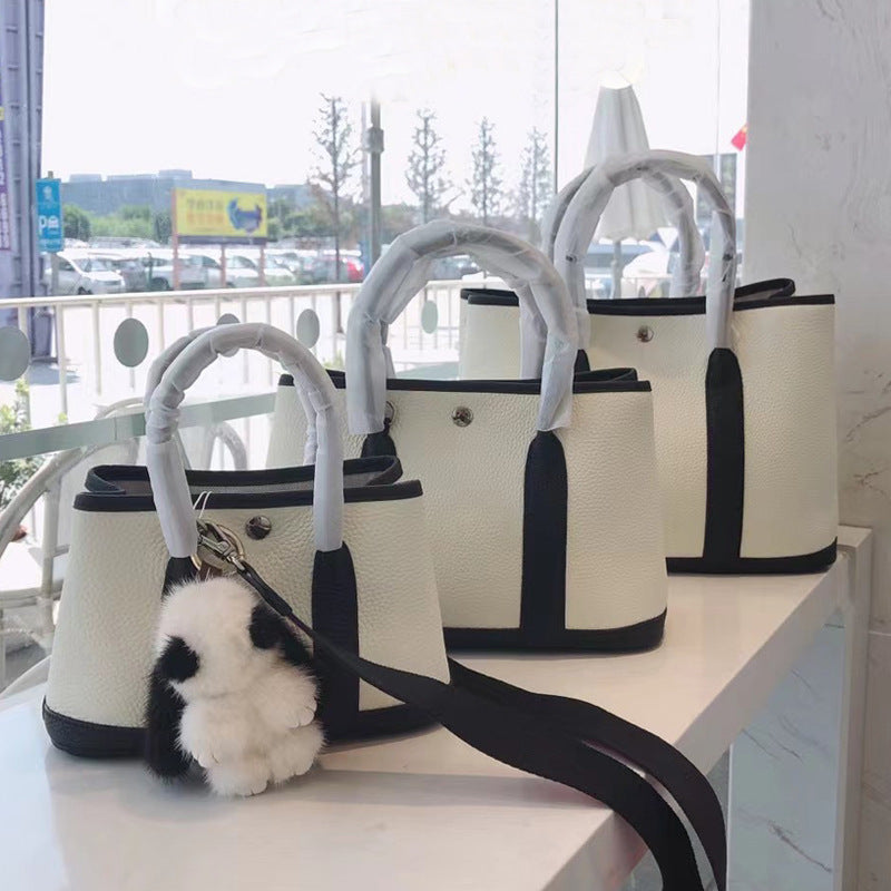 Genuine Leather Fashion Simple Large Capacity Portable Shoulder Bags