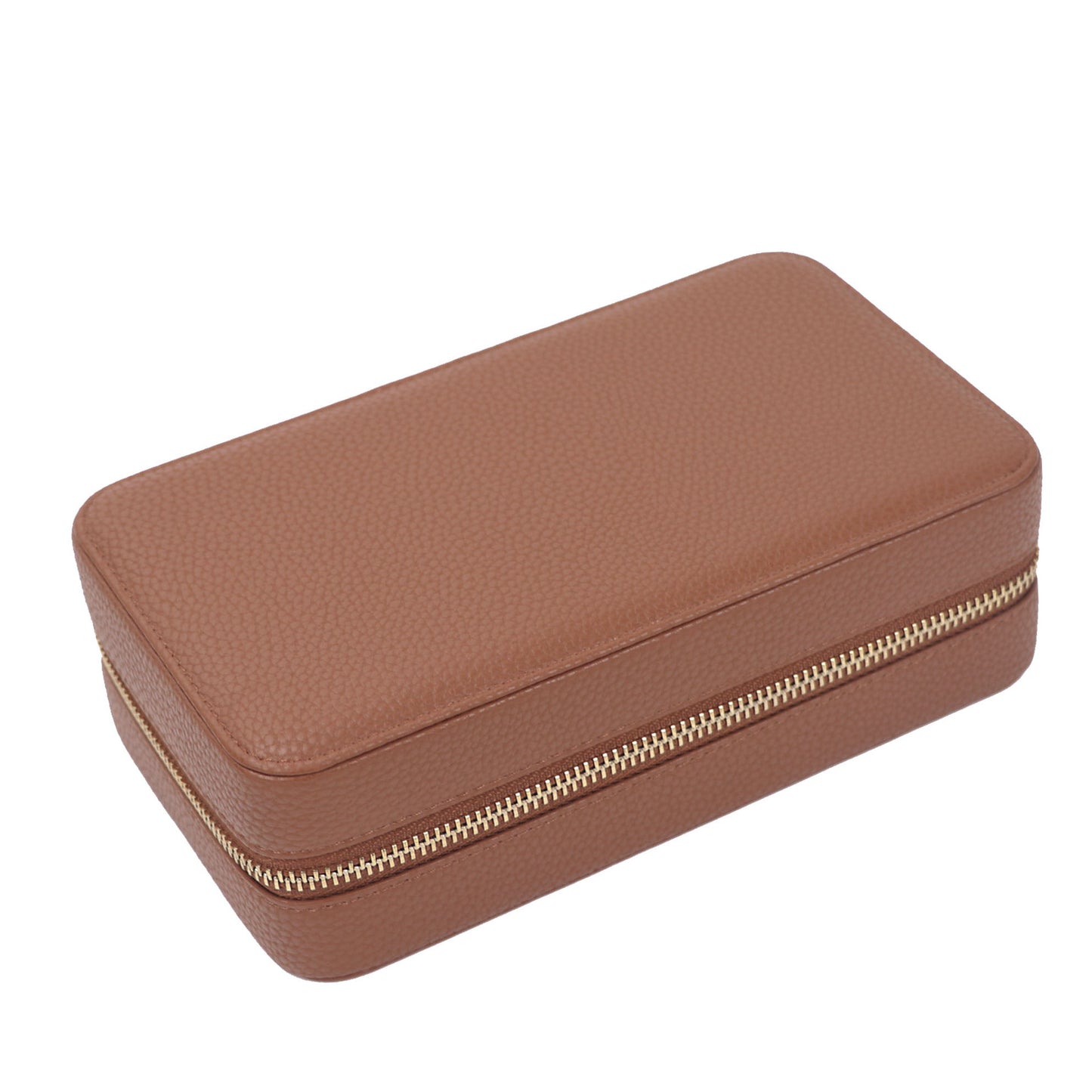 Leather Jewelry Box Portable Versatile Built-in Cosmetic Bags