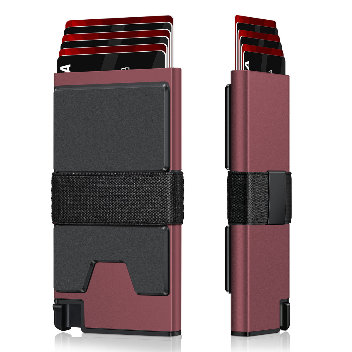 Men's Aluminum Alloy Box Elastic Band Metal Men's Wallet