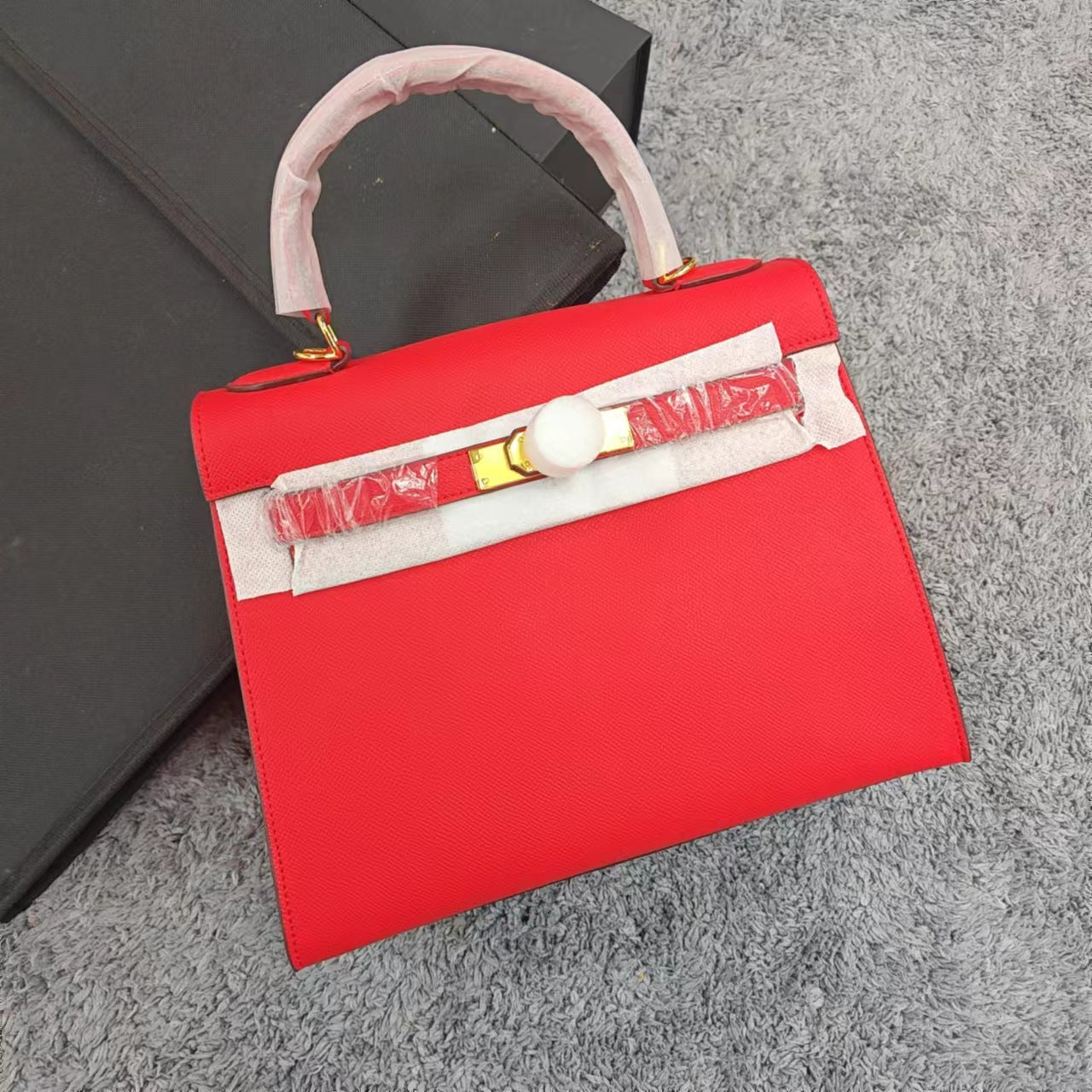 Layer Cowhide Kelly Large Capacity Female Fashion Handbags