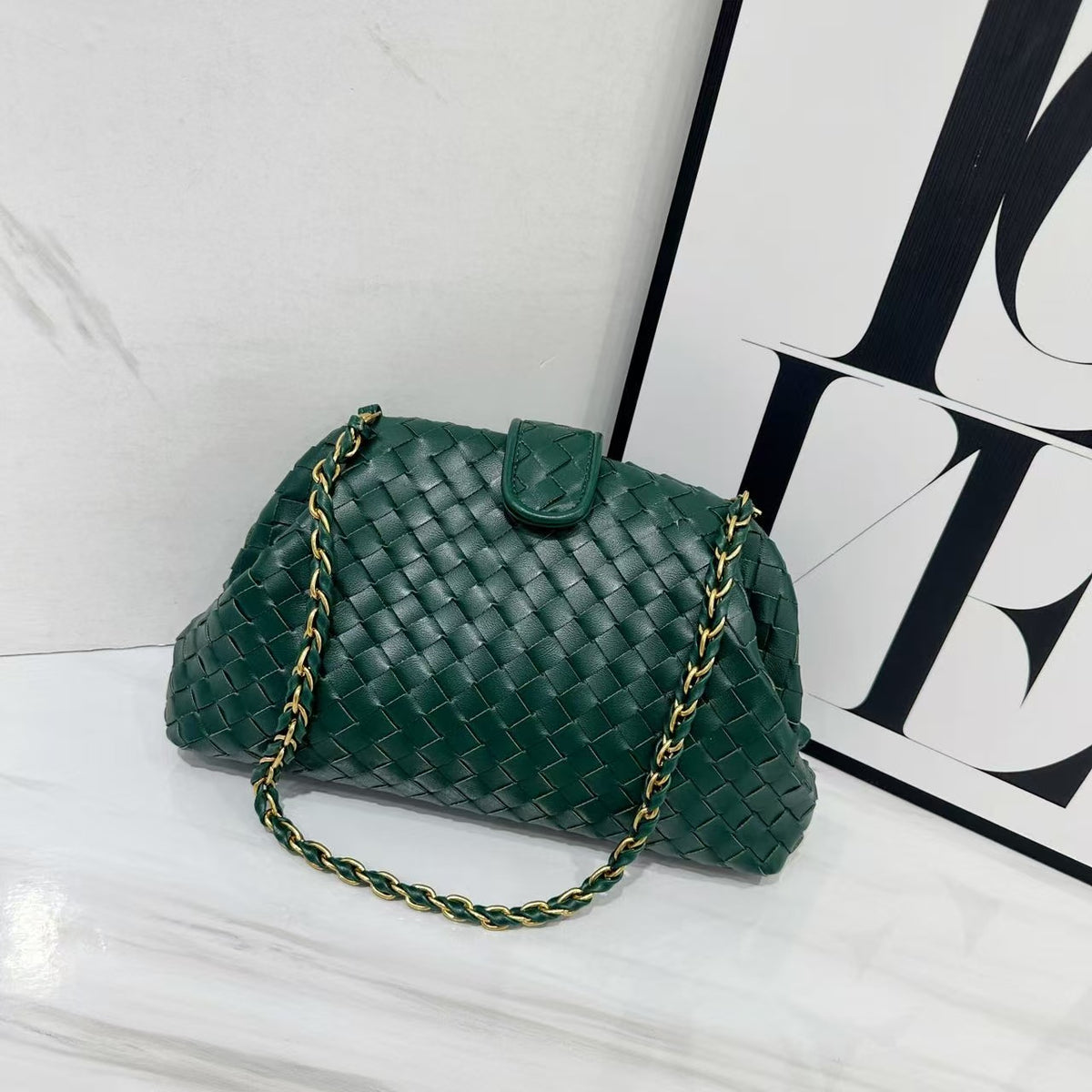 Woven Underarm Cloud Pleated Light Luxury Bags