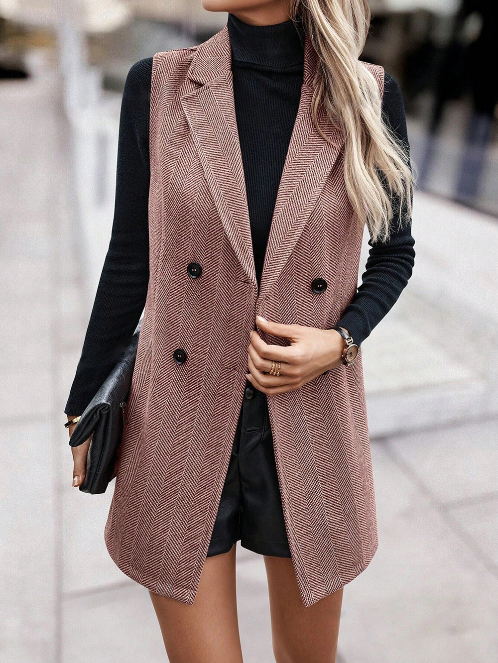 New Slouchy Elegant Summer Fashion Sleeveless Jackets