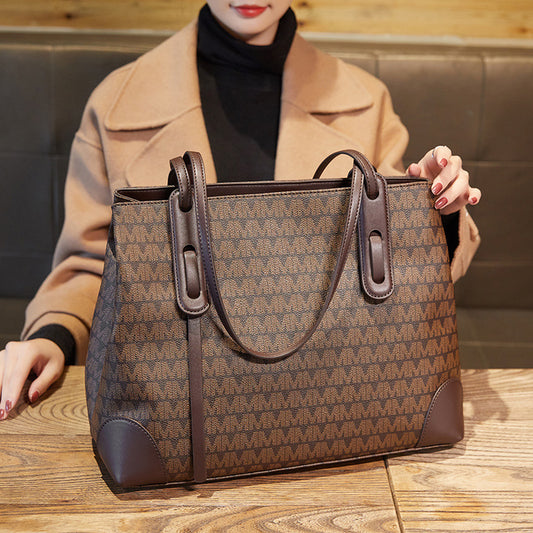 Women's Trendy Easy Matching Fashion Simple Genuine Leather Portable Handbags