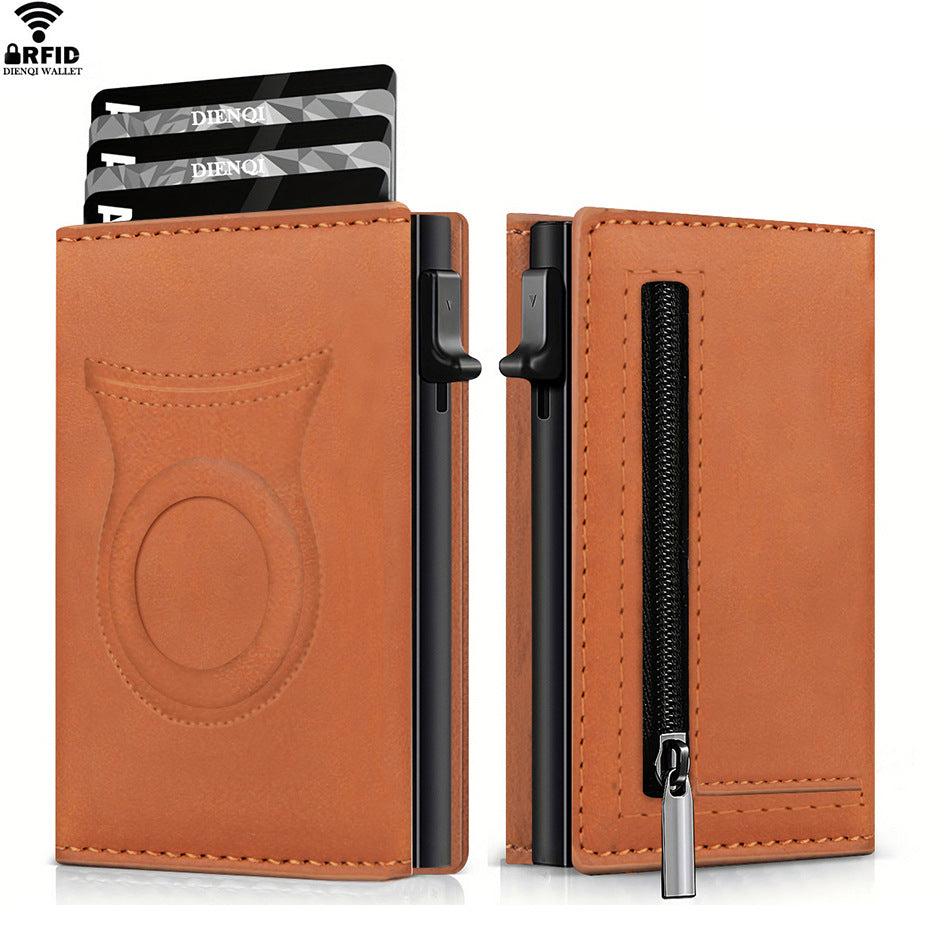 Men's Fiber Tracker Three Fold Magnetic Snap Men's Wallet