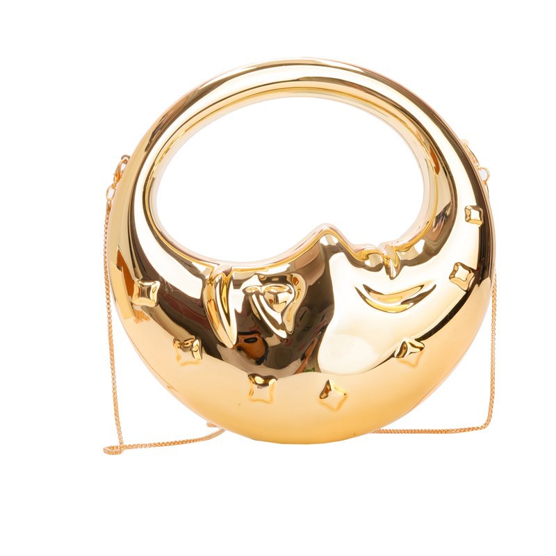 Women's Acrylic Moon Niche Creative Shape Handbags