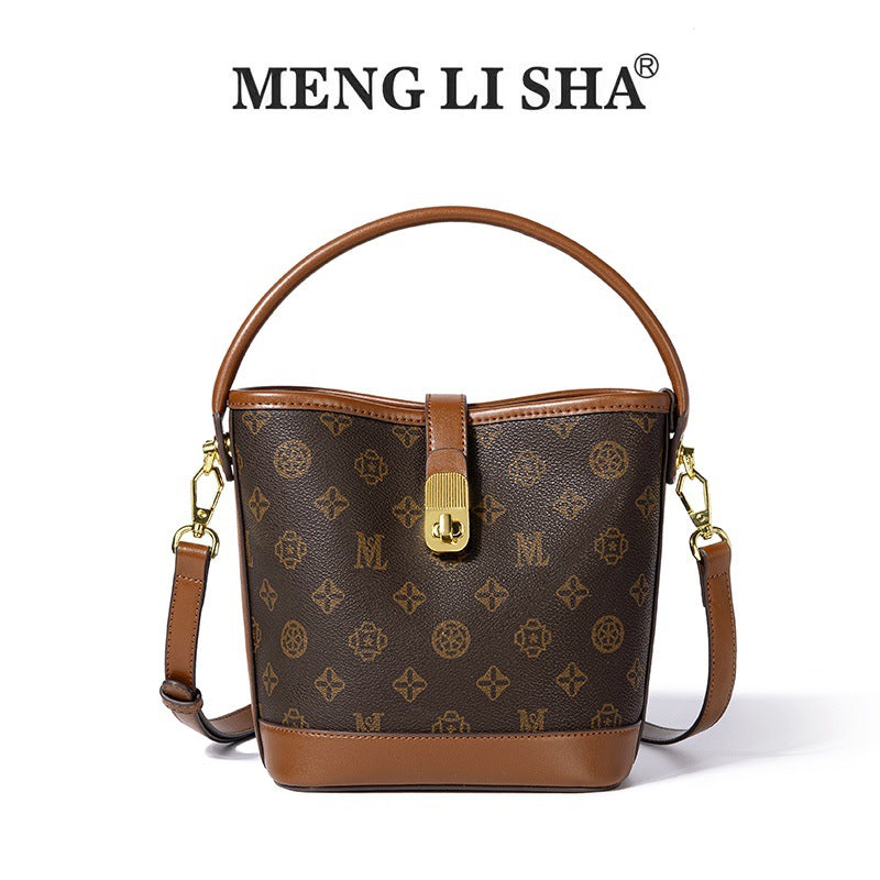 Women's High-grade Vintage Printed Portable Commuting Fashion Vegetable Women's Handbag