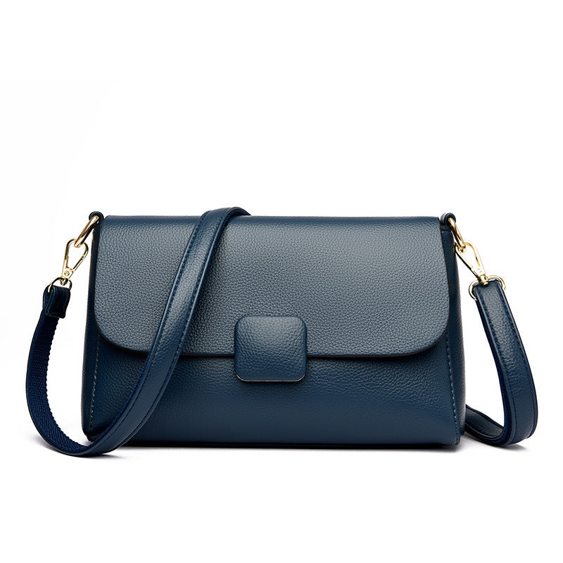 Women's Fashionable High-grade Solid Color Simple Underarm Small Square Bags