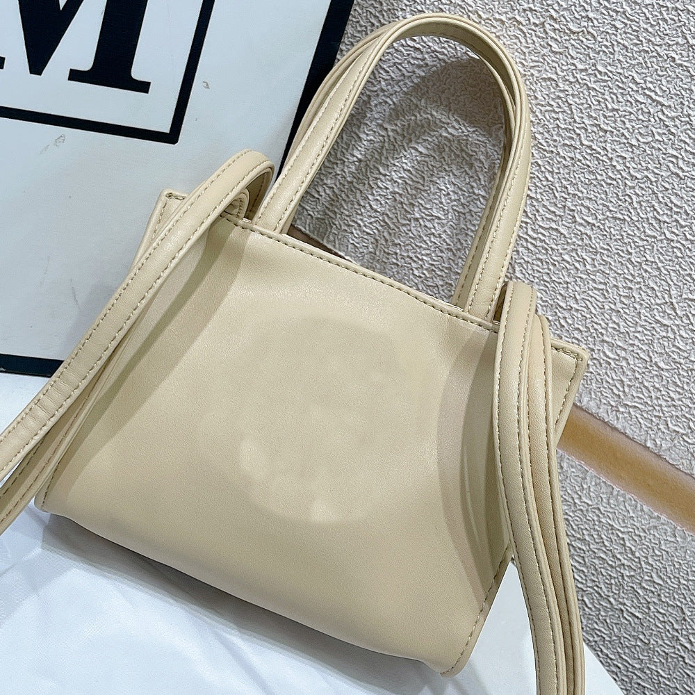 Size Upgraded Fabric Soft Leather Embossed Tote Bags