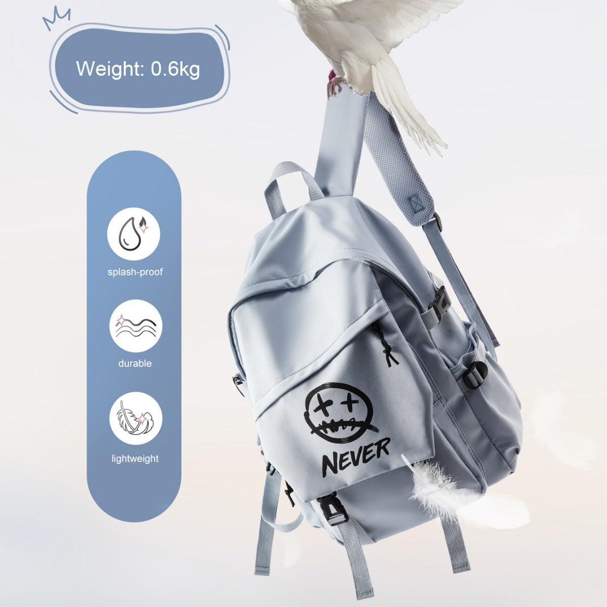 Men's Fashion Korean High Junior's Boys Lightweight Backpacks