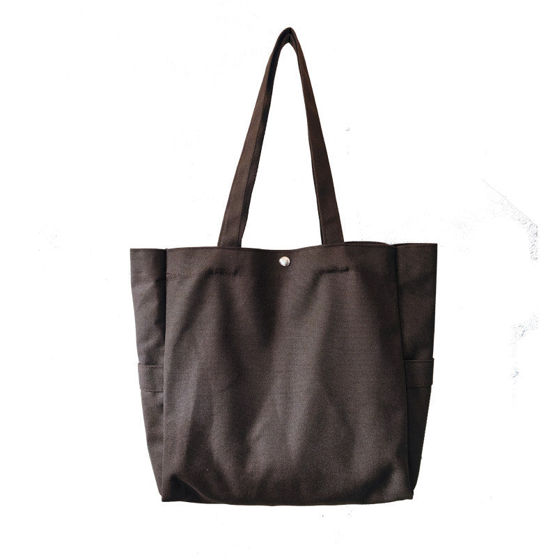 Women's Style Artistic Solid Color Large Capacity Versatile Women's Shoulder Bag